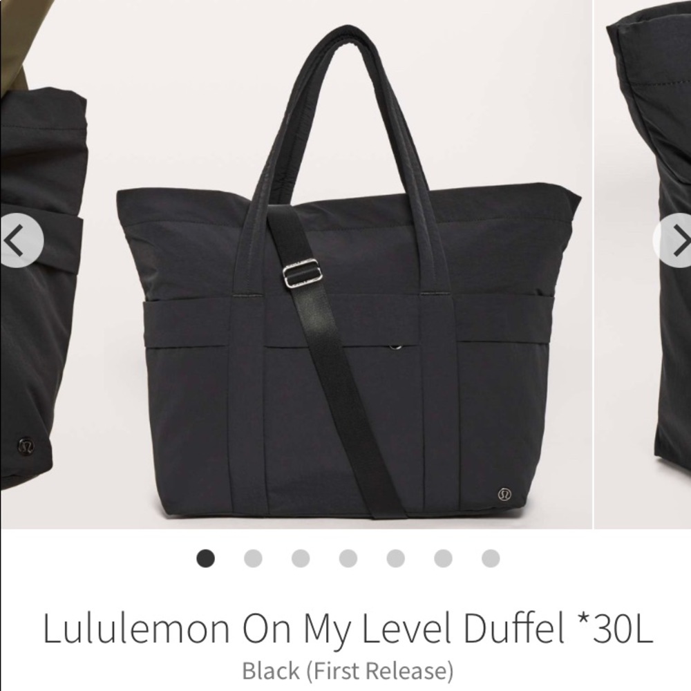 Lululemon On My Level Duffel 30L Black